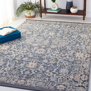 Safavieh Vivaldi VIV561 Navy / Ivory Area Rug Room Scene Feature