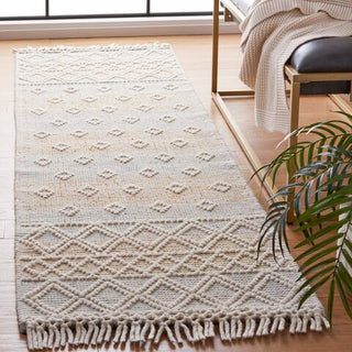 Safavieh Vermont VRM252L Light Blue / Yellow Area Rug Room Scene Feature