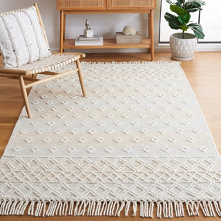 Safavieh Vermont VRM252L Light Blue / Yellow Area Rug Room Scene