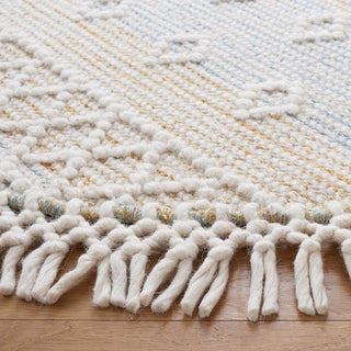 Safavieh Vermont VRM252L Light Blue / Yellow Area Rug Detail