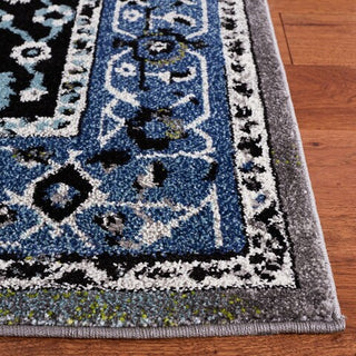 Safavieh Vintage Hamadan VTH264M Blue / Grey Area Rug Detail