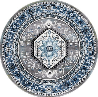 Safavieh Vintage Hamadan VTH264M Blue / Grey Area Rug Round