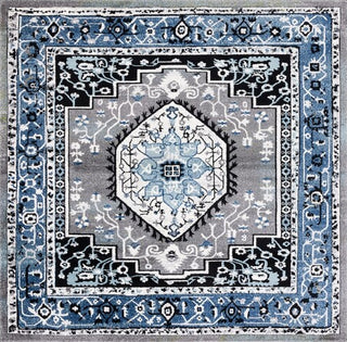 Safavieh Vintage Hamadan VTH264M Blue / Grey Area Rug Square