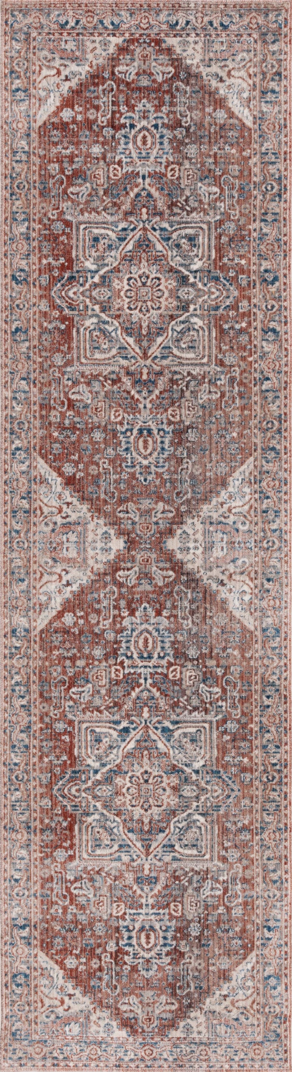 Safavieh Vintage Persian VTP426P Rust / Navy Area Rug – Incredible Rugs ...