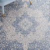 Safavieh Winston WNT198M Blue / Creme Area Rug Detail