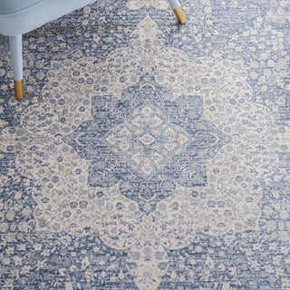 Safavieh Winston WNT198M Blue / Creme Area Rug Detail