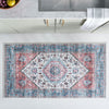 Safavieh Washable Printed Rug WPR322 Turquoise / Red Area