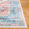 Safavieh Washable Printed Rug WPR322 Turquoise / Red Area