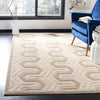 Safavieh York YRK1070 Cream / Beige Area Rug Room Scene Feature