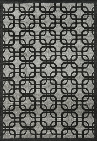 Safavieh York YRK1500 Grey / Black Area Rug