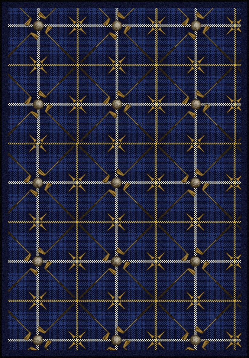 Joy Carpets Games People Play Saint Andrews Seaside Blue Area Rug