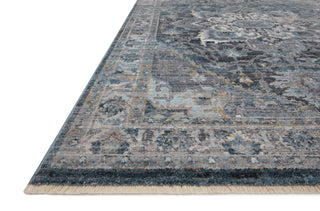 Loloi Samra SAM-01 Denim / Grey Area Rug Corner Image