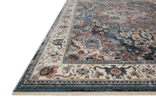 Loloi Samra SAM-04 Slate / Multi Area Rug Corner Image