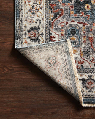 Loloi Samra SAM-04 Slate / Multi Area Rug Backing Image