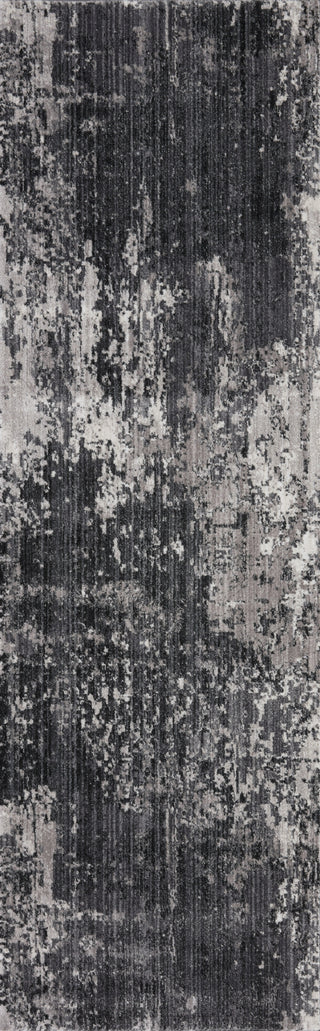 Loloi Samra SAM-06 Charcoal / Silver Area Rug Runner Image