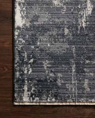 Loloi Samra SAM-06 Charcoal / Silver Area Rug Corner Image