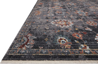 Loloi II Samra SAM-08 Charcoal / Multi Area Rug Corner Image