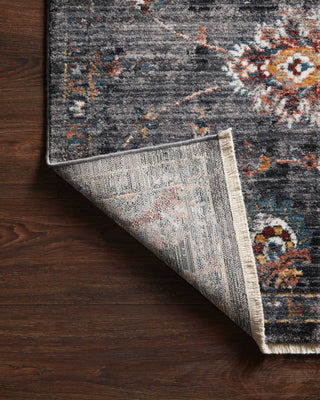 Loloi Samra SAM-08 Charcoal / Multi Area Rug Backing Image