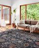 Loloi II Samra SAM-08 Charcoal / Multi Area Rug Lifestyle Image Feature