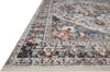 Loloi II Samra SAM-09 Ivory / Denim Area Rug Corner Image