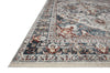 Loloi Samra SAM-09 Ivory / Denim Area Rug Corner Image