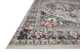 Loloi Samra SAM-09 Ivory / Denim Area Rug Corner Image