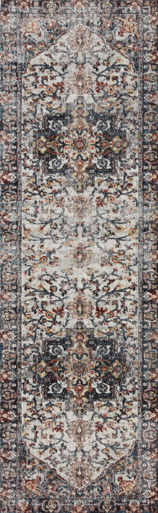 Loloi Samra SAM-09 Ivory / Denim Area Rug Runner Image