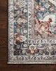 Loloi Samra SAM-09 Ivory / Denim Area Rug Corner Image