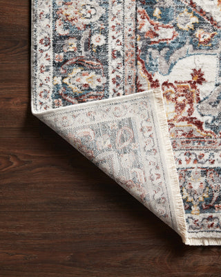 Loloi Samra SAM-09 Ivory / Denim Area Rug Backing Image