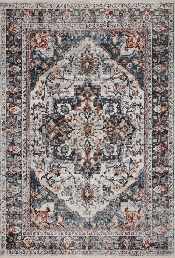 Loloi II Samra SAM-09 Ivory / Denim Area Rug main image