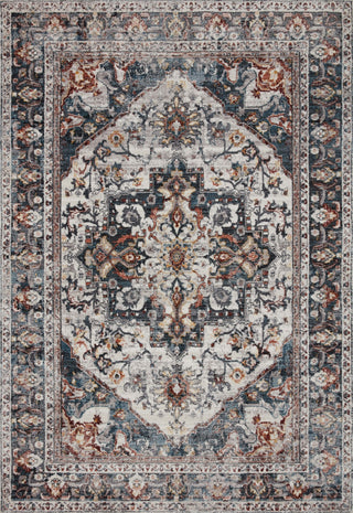 Loloi II Samra SAM-09 Ivory / Denim Area Rug Main Image