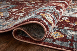 Loloi Samra SAM-10 Brick / Grey Area Rug Pile Image