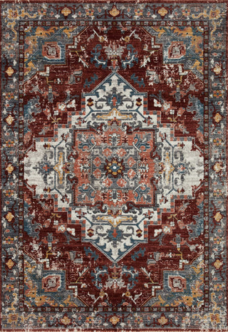 Loloi II Samra SAM-10 Brick / Grey Area Rug Main Image