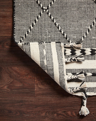 Loloi Sawyer SAW-01 Black Area Rug Backing Image