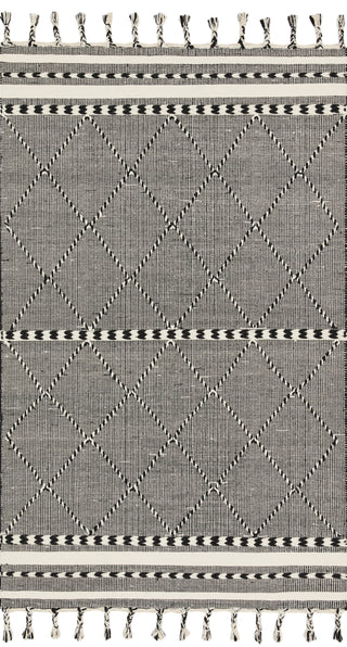 Loloi Sawyer SAW-01 Black Area Rug main image