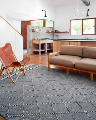 Loloi Sawyer SAW-02 Navy Area Rug Lifestyle Image Feature
