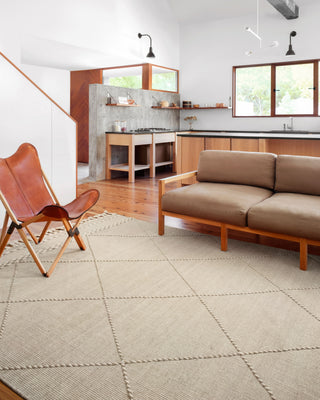 Loloi Sawyer SAW-03 Sand Area Rug Lifestyle Image Feature