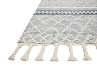 Loloi Sawyer SAW-04 Teal Area Rug Corner Image