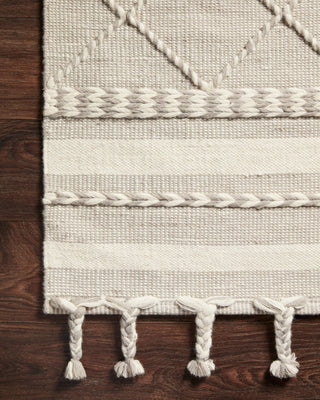 Loloi Sawyer SAW-05 Silver Area Rug Corner Image