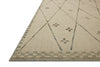 Loloi Saylor SAY-01 Ivory / Pebble Area Rug Corner Image