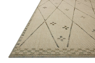 Loloi Saylor SAY-01 Ivory / Pebble Area Rug Corner Image