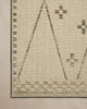 Loloi Saylor SAY-01 Ivory / Pebble Area Rug Corner Image