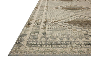 Loloi Saylor SAY-02 Ivory / Granite Area Rug Corner Image