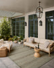 Loloi Saylor SAY-04 Stone / Ivory Area Rug Lifestyle Image Feature