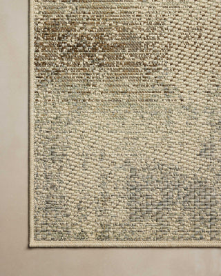 Loloi Saylor SAY-08 Smoke / Ivory Area Rug Corner Image