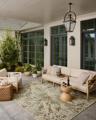 Loloi Saylor SAY-10 Ivory / Stone Area Rug Lifestyle Image Feature