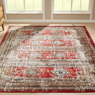 K2 Solstice SC-062 Canyon Red Area Rug