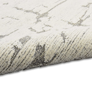 Calvin Klein Ck009 Sculptural SCL01 Grey Area Rug Corner Image