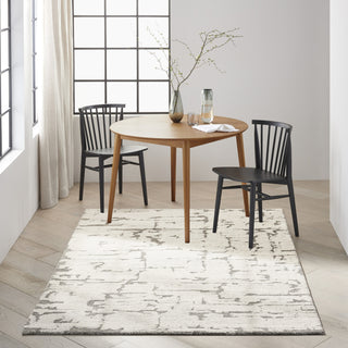 Calvin Klein Ck009 Sculptural SCL01 Grey Area Rug Room Image Feature