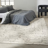 Calvin Klein Ck009 Sculptural SCL01 Grey Area Rug Corner Image